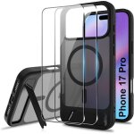 Coque magnétique pour iphone 17 pro cover avec magsafe avec verre trempé protection écran film matte ... Coque magnétique pour iphone 17 pro cover avec magsafe avec verre trempé protection écran film matte ...