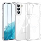 Coque magn�tique compatible avec magsafe pour samsung galaxy s22 5g avec 2 vitre verres tremp�s transparent ...