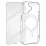 Coque magsafe pour iphone 16 antichoc avec verre tremp� 9h 4smarts transparent
