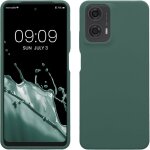 Coque pour motorola moto e14 / g04 / g24 - etui housse protection antichoc tpu silicone vert fonc