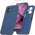 Coque pour motorola moto e15 / g05 + verre trempé - etui housse silicone bleu vitre protection ecran ... Coque pour motorola moto e15 / g05 + verre trempé - etui housse silicone bleu vitre protection ecran ...