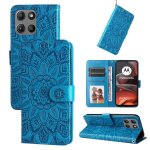 Coque pour motorola moto g15 / g15 power 6. 72 etui housse en cuir pu portefeuille fermeture magnetiquetournes ...