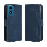 Coque pour motorola moto g24 / g24 power / g04 Étui portefeuille fentes multiples housse téléphone bleu ... Coque pour motorola moto g24 / g24 power / g04 Étui portefeuille fentes multiples housse téléphone bleu ...