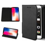 Coque pour motorola moto g84 5g noir + verre tremp anti espion - etui housse portefeuille vitre protection ...