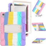 Coque de protection - e. f. connection - pour ipad a16 / pour ipad 10 - antichoc - multicolore - support ...