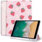 Coque de protection - e. f. connection - pour ipad air 3 / pour ipad pro 105 - antichoc - motif fraise ...