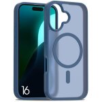 Coque de protection pour iphone 16 - booling - hybride - anti - rayures - antichoc - bleu marine