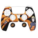 Coque de protection pour manette - konix - naruto shippuden - dualsense ps5 - silicone - motif kurama ...