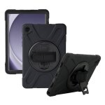 Coque de protection pour samsung galaxy tab a9 + 11 - antichoc - tr�pied 360� - bandouli�re incluse - ...