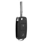 Coque de remplacement pour cl� t�l�commande pliable � 2 boutons compatible avec vw golf iv polo transporter ...