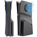 Coque de remplacement pour console ps5 pro (version disque) ? plastique abs a�ration int�gr�e finition ...