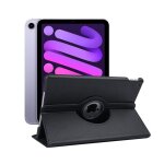 Coque rotatif en simili cuir pour ipad mini 7 2024 83 7éme gen a2995 a2996 - noir - visiodirect - Coque rotatif en simili cuir pour ipad mini 7 2024 83 7éme gen a2995 a2996 - noir - visiodirect -