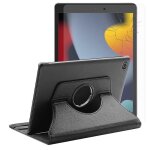Coque rotative 360 noir + verre trempé pour ipad 102 9éme génération 2021 - yuan yuan Coque rotative 360 noir + verre trempé pour ipad 102 9éme génération 2021 - yuan yuan