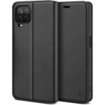 Coque samsung a12 etui pour samsung galaxy a12 housse en cuir premium flip case portefeuille  rabat ...