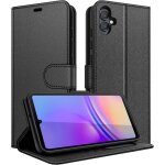 Coque pour samsung galaxy a05 5g pochette etui housse cuir � clapet avec fermeture magn�tique et multifonction ...