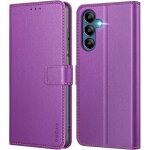 Coque pour samsung galaxy a15 4g / 5g[housse en cuir pu premium] [etui � rabat] [pochette de portefeuille]�tui ...