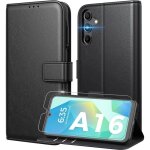 Coque pour samsung galaxy a16 / a17 [ verre tremp� protection * 1 ][ premium pu ] pochette de portefeuille ...