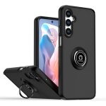 Coque pour samsung galaxy a16 antichoc avec anneau de support hard pc et tpu bumper mat case cover - ...
