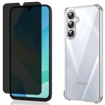 Coque pour samsung galaxy a17 4g / a17 5g / a26 5g + verre tremp� anti espion - etui housse transparent ...