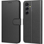 Coque pour samsung galaxy a25 5g pochette etui housse cuir � clapet avec fermeture magn�tique et multifonction ...