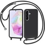 Coque pour samsung galaxy a36 / a56 5g avec cordon collier tui silicone liquide avec tour de cou lanire ...