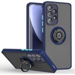 Coque pour samsung galaxy a53 5g etui tlphone antichoc avec anneau de support pc et tpu bumper mat ...