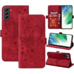 Coque samsung galaxy s21 fe 5getui samsung s21 feantichoc �tui housse protection en cuir magn�tique flip ...