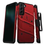 Coque samsung galaxy s22 + zizo bolt bundle - rouge et noir Coque samsung galaxy s22 + zizo bolt bundle - rouge et noir