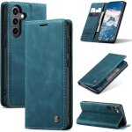 Coque pour samsung galaxy s24 5g premium housse cuir protection pochette rabat portefeuille flip case ...