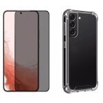 Coque pour samsung galaxy s25 ultra 5g + verre tremp anti espion - etui housse transparent vitre anti ...