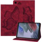 Coque samsung galaxy tab a9 8. 7 papillon en relief etui en cuir pu portefeuille porte - stylo tablette ...