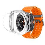 Coque compatible samsung galaxy watch ultra 47mm - protection rigide tui transparent cran verre tremp ...