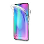 Coque silicone gel fine 360 integrale avant et arriere pour honor 10 lite 6. 21 + verre trempe - transparent ...