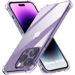 Coque silicone pour iphone 14 pro (61) bumper antichoc anti - rayures slim transparent - vivi store