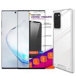 Coque silicone transparente + verre trempe pour samsung galaxy note 20 utra 6. 9 - protection antichoc ...