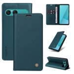 Coque pour sony xperia 10 vii etui en cuir souple avec fermeture aimante - bleu bleu housse Coque pour sony xperia 10 vii etui en cuir souple avec fermeture aimante - bleu bleu housse