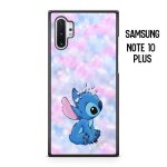 Coque de t�l�phone - coque en folie - samsung galaxy note 10 plus - motif stitch - semi - rigide - noir ...