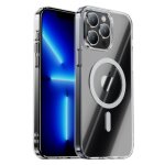 Coque transparente pour iphone 13 pro [compatible avec magsafe] [anti - jaunissement] coque magntique ...