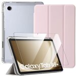 Coque + verre tremp� - booling - pour samsung galaxy tab a9 plus - antichoc - rose - emplacement stylet ...