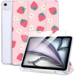 Coque + verre tremp� - e. f. connection - pour ipad air 11 m4 / m3 / m2 - antichoc - porte - stylet - ...