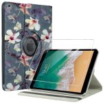 Coque + verre tremp - e. f. connection - pour ipad air 3 / pour ipad pro 105 - rotation 360 - motif ...