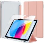 Coque + verre tremp� - booling - pour ipad 11 (a16) / 109 10e g�n�ration - protection renforc�e - rose ...