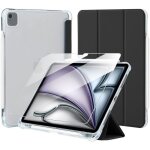 Coque + verre tremp� pour ipad air 13 pouces (m3 2025 m2 2024) protection coins renforc�s avec porte ...