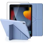 Coque + verre trempé - marque - ipad air 3 / pro 105 - protection anti - rayures - violet - support ajustable ... Coque + verre trempé - marque - ipad air 3 / pro 105 - protection anti - rayures - violet - support ajustable ...