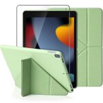 Coque + verre tremp� - pour ipad air 3 / pro 105 - protection antichoc - multi - angle - vert