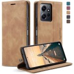Coque pour xiaomi redmi note 12 4g etui premium housse en cuir pochette protection portefeuille rabat ...