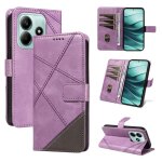 Coque pour xiaomi redmi note 14 5g. rabat portefeuille de protection cuir pu etui magntique housseviolet ...