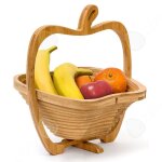 Corbeille � fruits 29x14x21cm panier pliable en forme de pomme panier � collation pliable cr�atif ornements ...