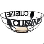 Corbeille � fruits en m�tal cuisine 27 x 12. 5 cm