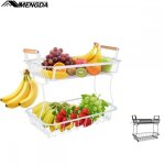 Corbeille fruit porte - mengda - fruits en m�tal - drainer et respirer - d�tachable - rangement - cuisine?mais ...